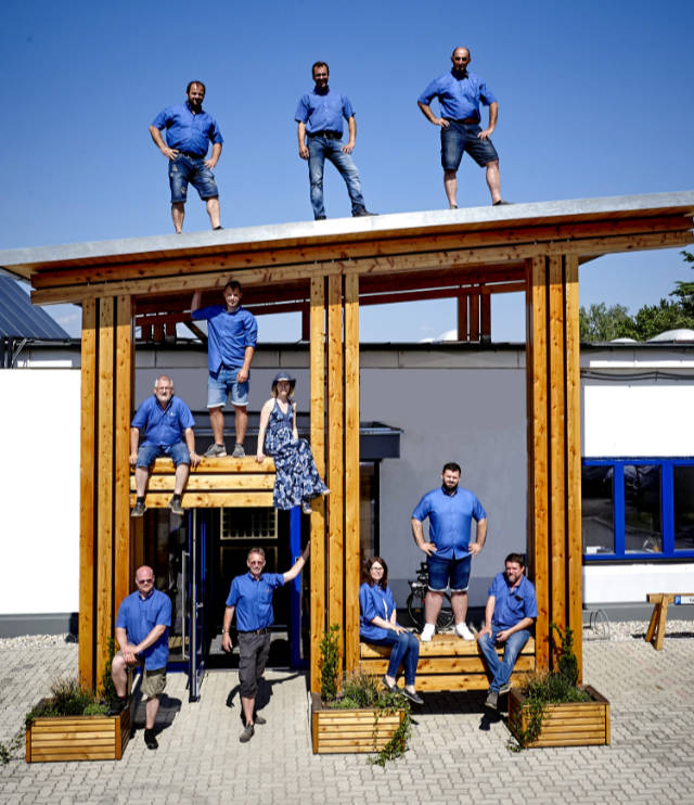 Das Team von Holzbau Unfried